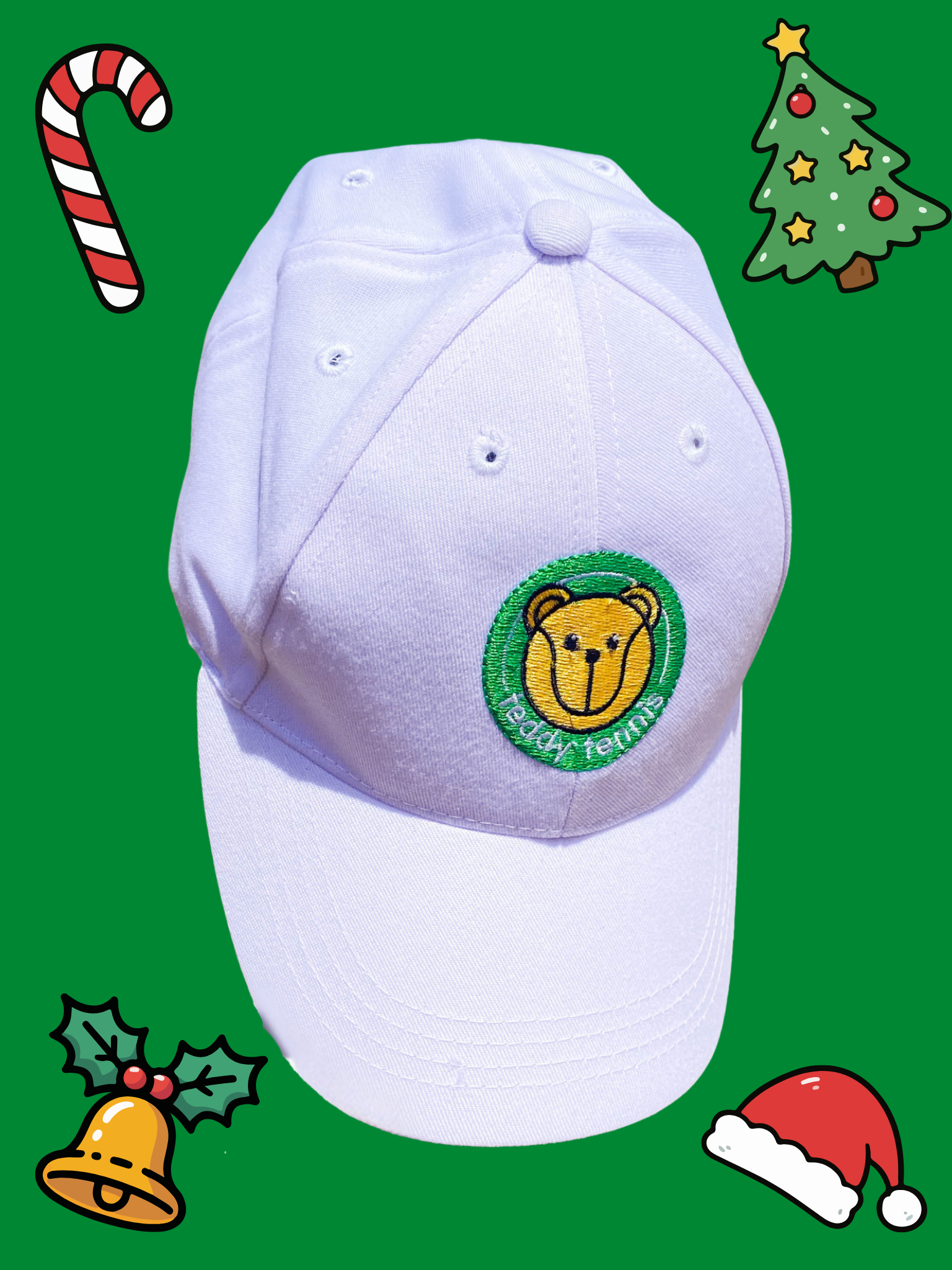 Teddy Tennis Baseball Cap – 40% Off Christmas Special