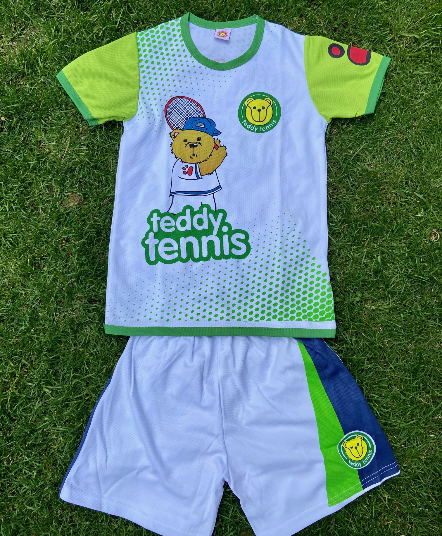 Tennis Shirt & Shorts, 4-5 years,  Danny Bear design