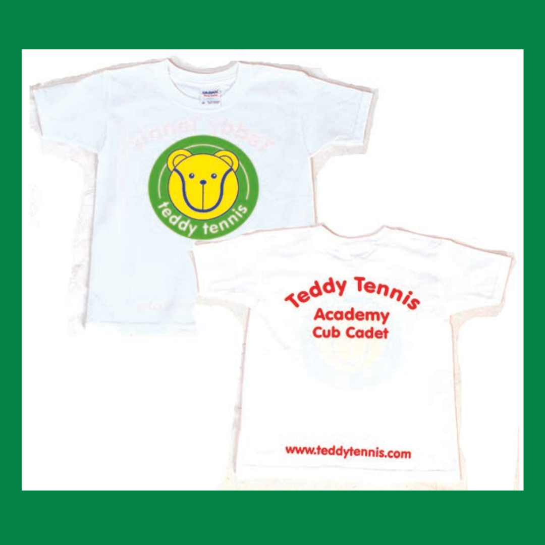 Teddy Tennis T-Shirt Size XS (Ages 3-4)