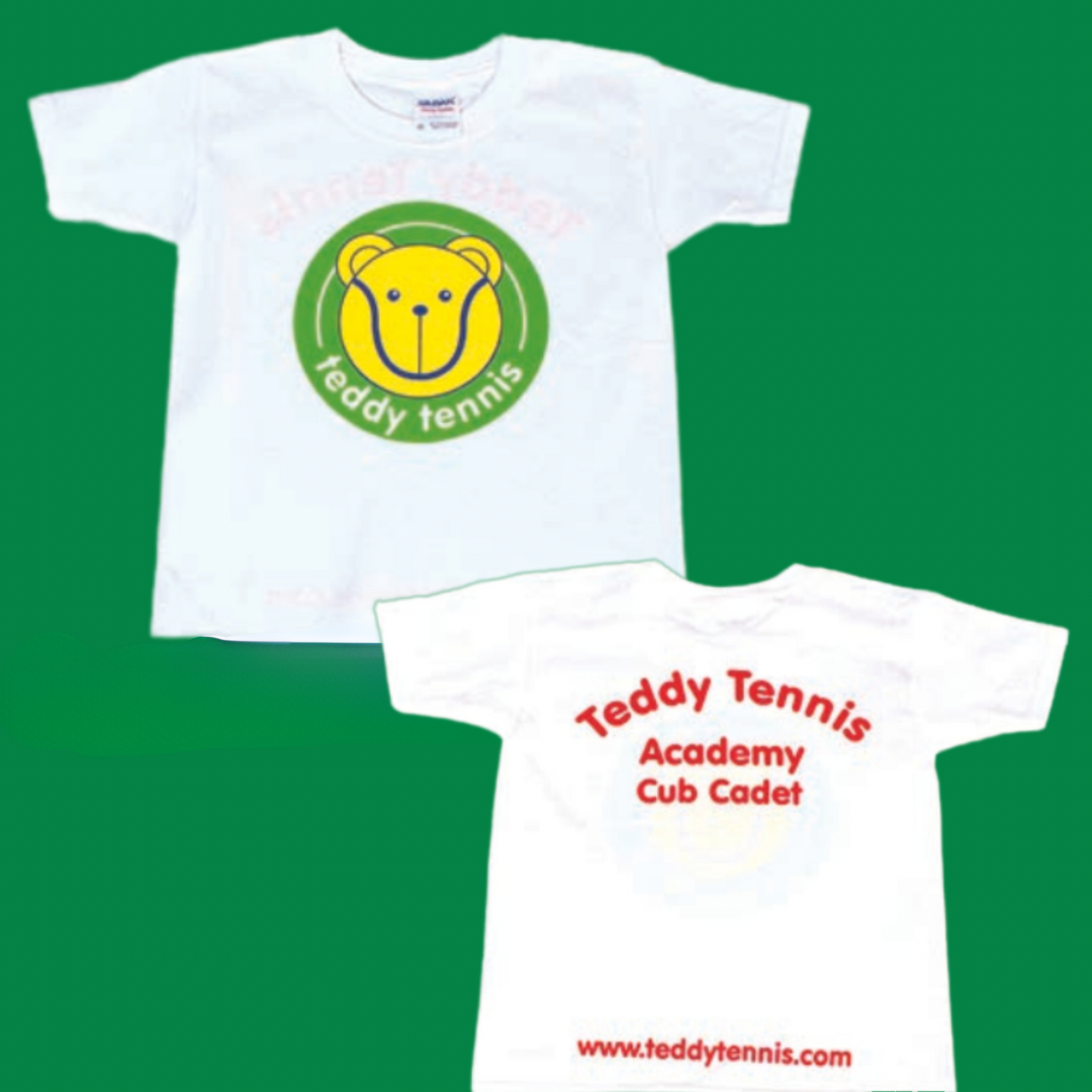 Teddy Tennis T-Shirt Size XXS (Ages 2-3)