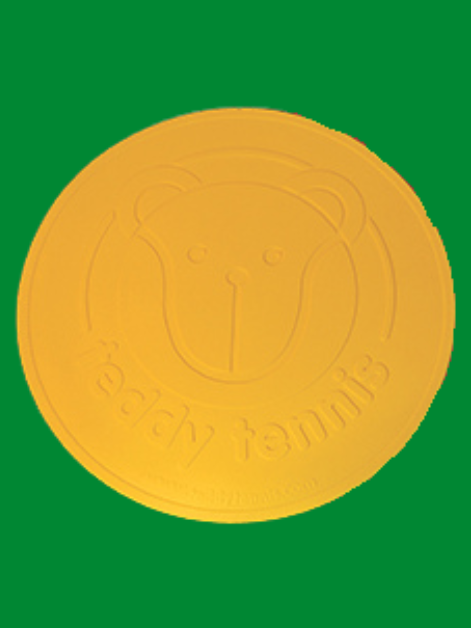 Teddy Tennis Branded Marker Spots – Yellow