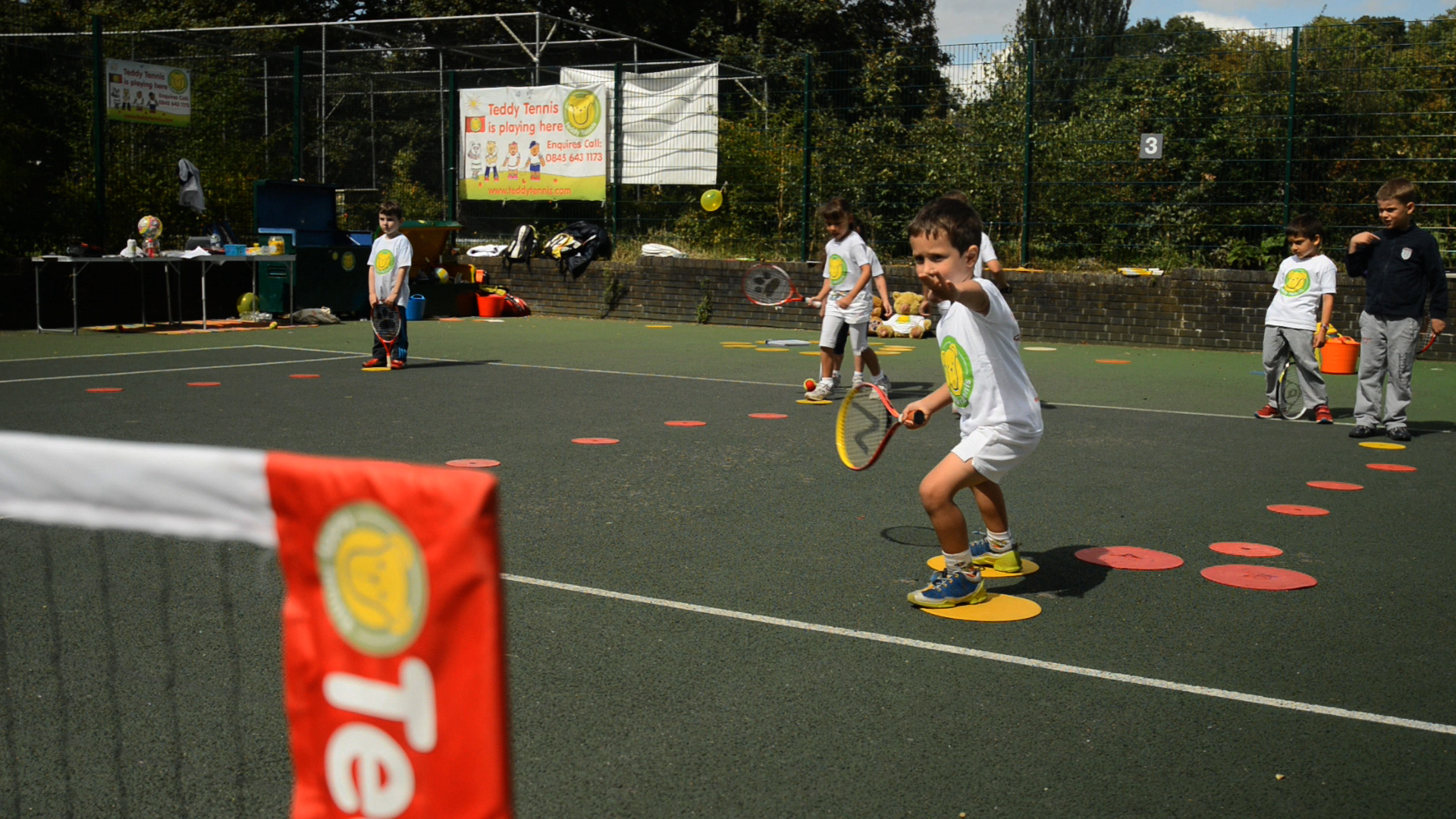 Teddy Tennis Branded Marker Spots – Yellow - Image 4